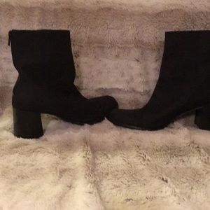 Black ankle boots
